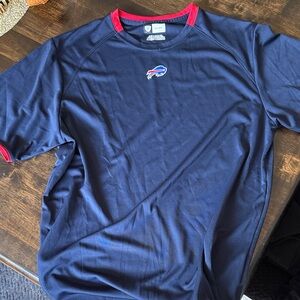 NFL Buffalo Bills Blue and Red Short Sleeve Tee